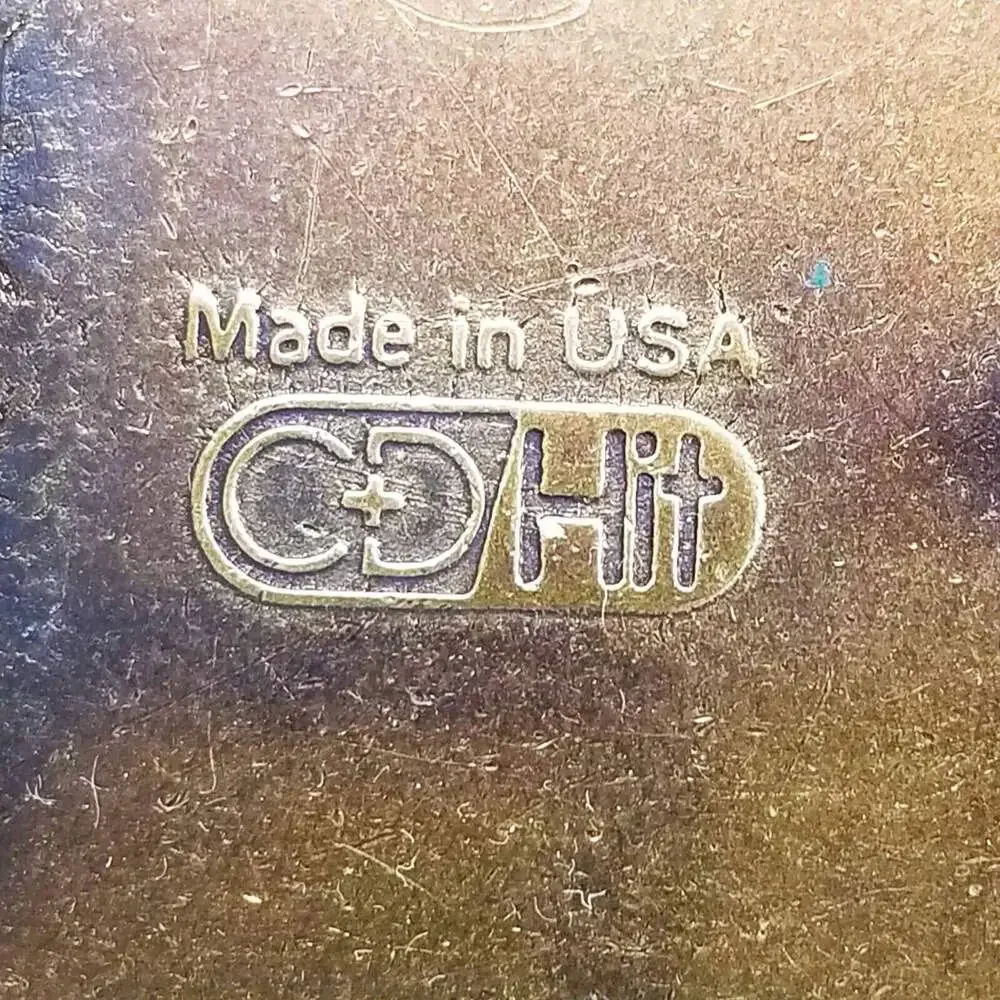 Rockwell Goss Cedar Rapids Iowa Belt Buckle Made‎ in USA Vintage